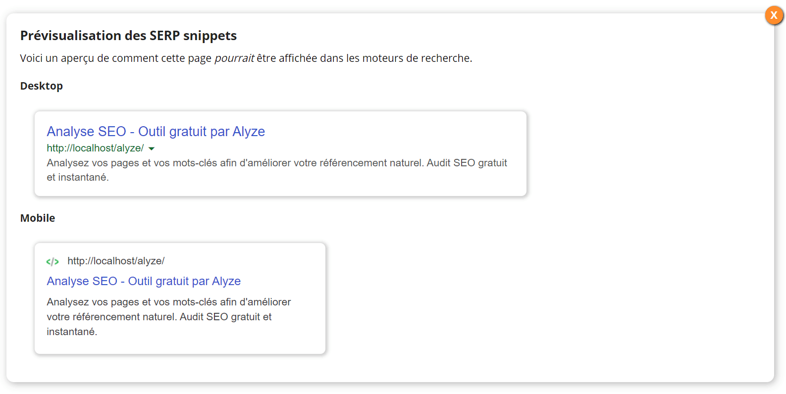 SERP Preview